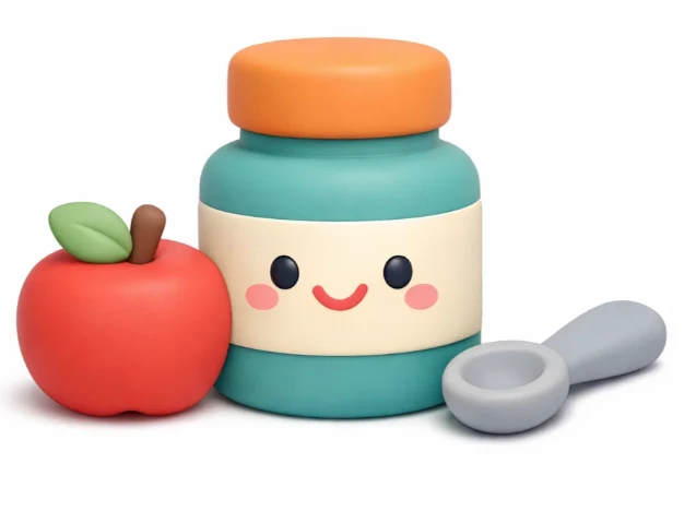 Una representación gráfica de 3D clay medical UI icon