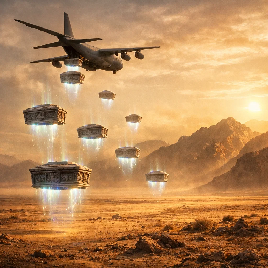 Una representación gráfica de Bombardeo de Tumbas