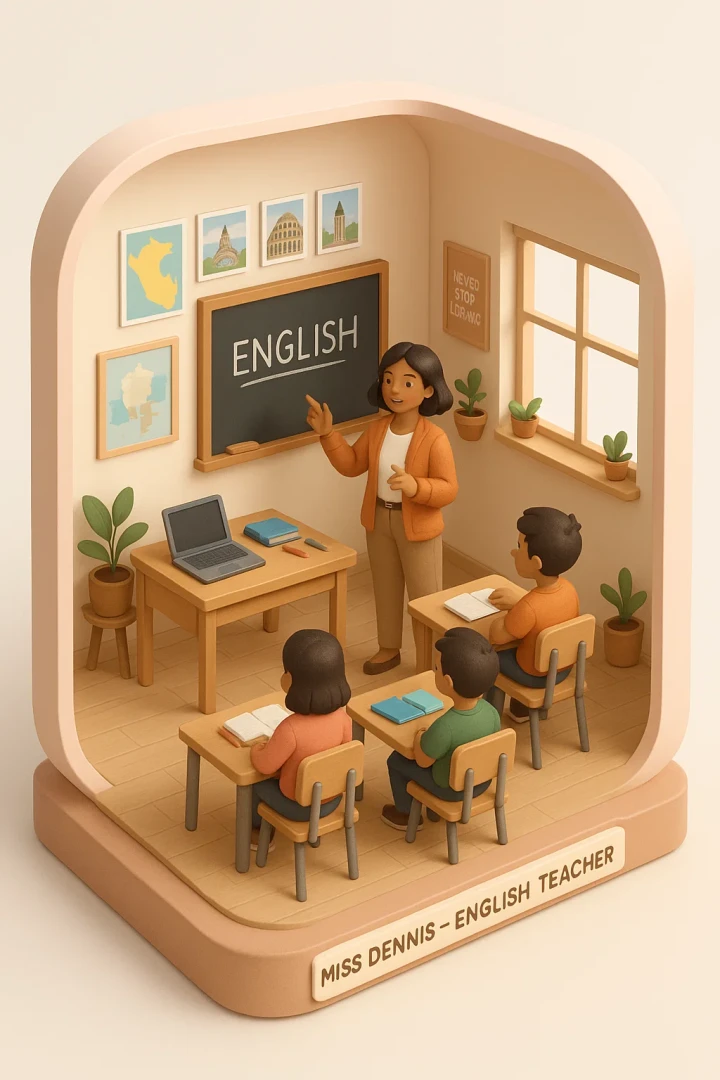 Una representación gráfica de Tu Aula de Clase en una Cápsula!