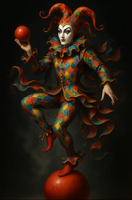 Una representación gráfica de Harlequin's Elegant Balance